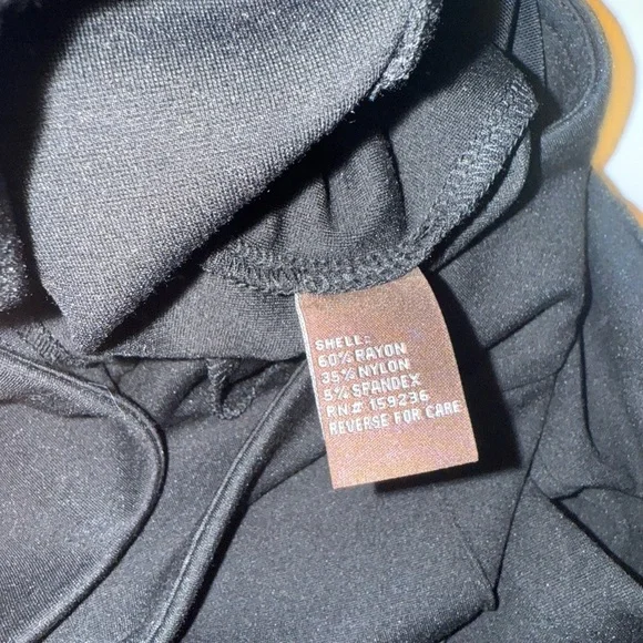 J.McLaughlin Black Ponte Pull-On Flare Pants XS - Picture 6 of 8